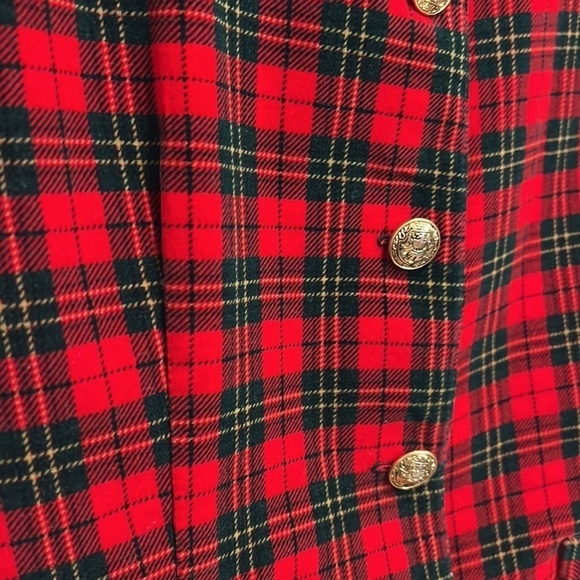 HERMAN Geist plaid vest size M - Picture 5 of 8